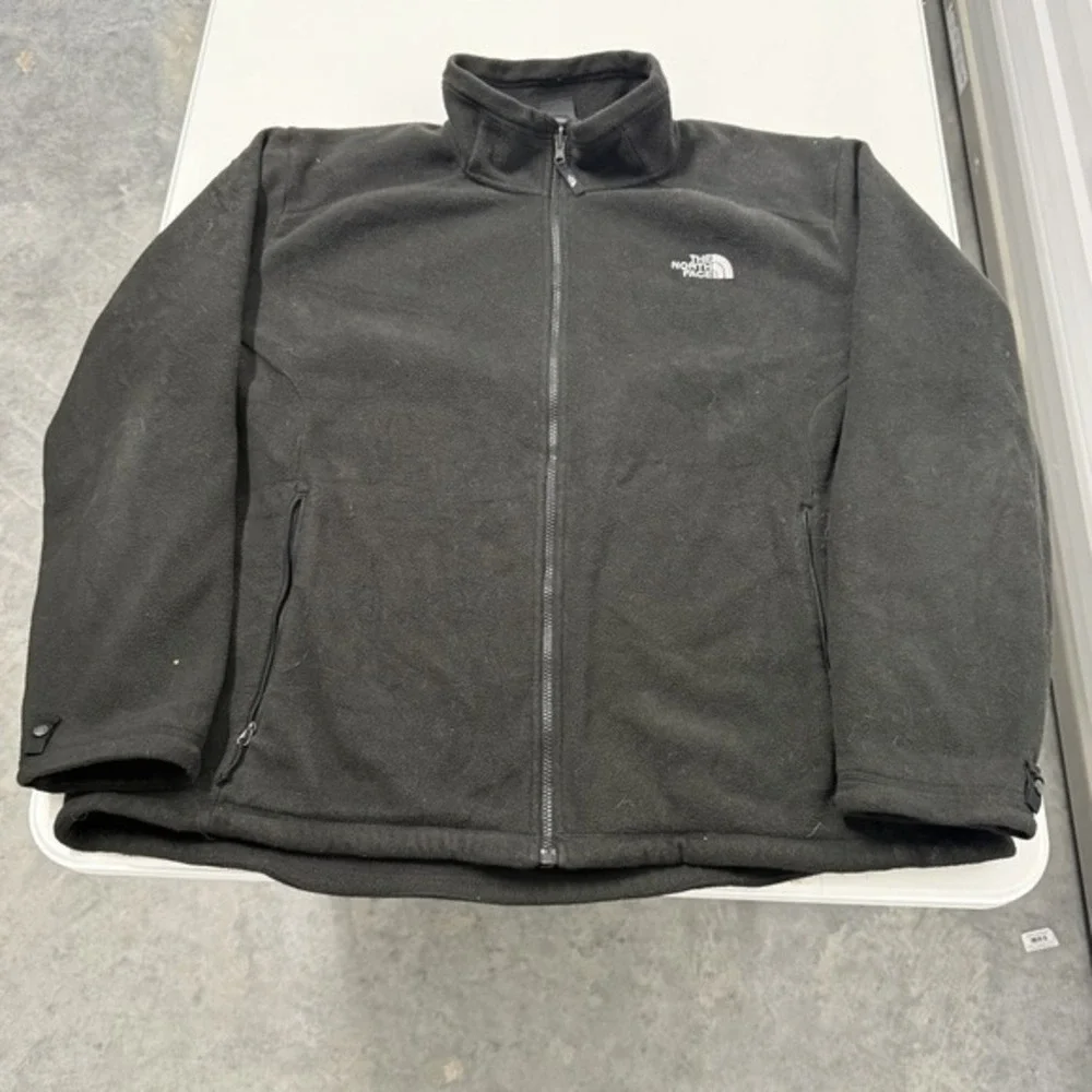 The North Face Fleece Jacket Full Zip Black‎ Men's Size Large